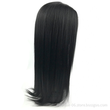 Adorable animal mixed synthetic hair 4*4 lace wig,straight natural blend hair lace wigs